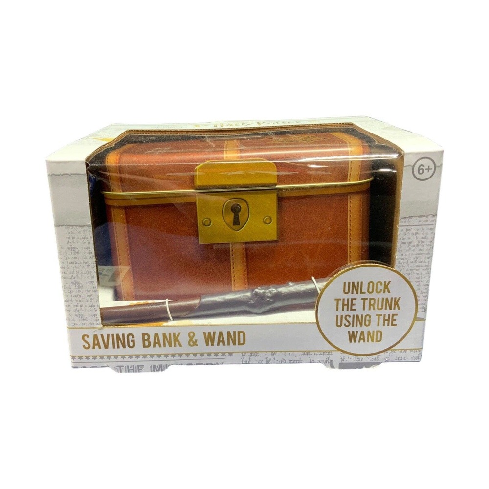 Harry Potter Wizarding World Saving Bank & Wand 6+ Paladone Warner Brothers